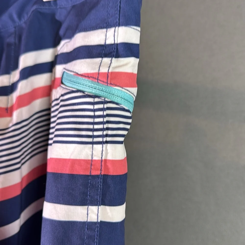 Vineyard Vines‎ Blue and orange Board Shorts Nautical Stripes size 34